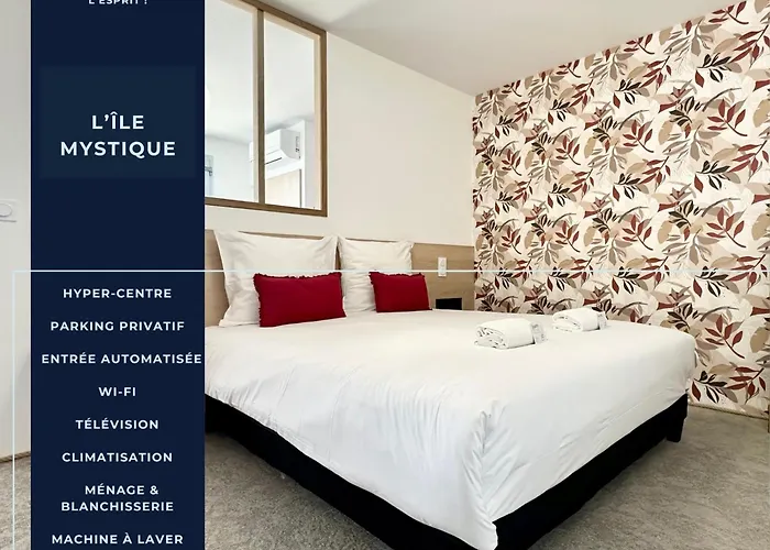 L\'Ile Mystique - Central - Parking Prive - Neuf - Clim